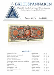 Nytt nummer av Bältespännaren